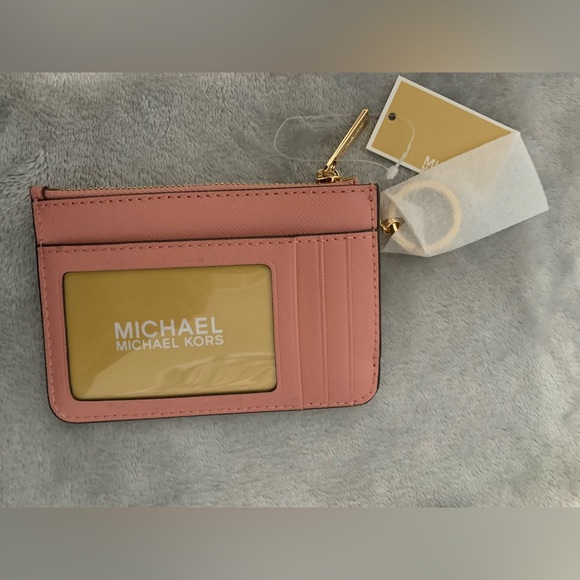 NWT Michael Kors Coin Pouch with ID Leather - Picture 4 of 4